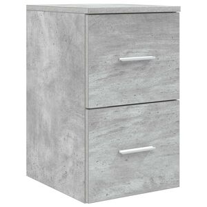 vidaXL Bathroom Cabinet In-between Concrete Grey 30 x 35 x 50 cm