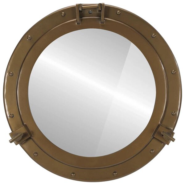 vidaXL&nbsp;Porthole Mirror&nbsp;Wall Hanging&nbsp;&Oslash;50 cm&nbsp;Aluminium and Glass