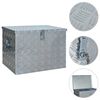 vidaXL Aluminium Box 610x430x455 mm Silver