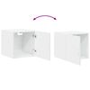 vidaXL Slim Storage Cabinet White 40x42.5x225 cm Engineered Wood