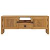 vidaXL TV Cabinet 120x32x45 cm Solid Teak Wood