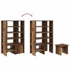 vidaXL Shoe Cabinet with Shelf 2 pcs Old Wood Engineered Wood
