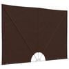 vidaXL Balcony Privacy Screen Rectangular 240 x 160 cm Polyester Brown