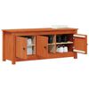 vidaXL Shoe Cabinet Wax Brown 110 x 38 x 45.5 cm Solid Pine Wood