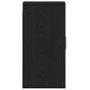 vidaXL Shoe Cabinets 2 pcs Black Oak 32x35x70 cm Engineered Wood