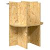 vidaXL Terrarium Base with Shelf Brown 40 x 40 x 50 cm OSB