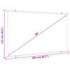 vidaXL Projection Screen 90" 16:9