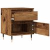 vidaXL Bedside Cabinets 2 pcs Old Wood 40x35x50 cm Engineered Wood