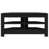 vidaXL Corner TV Cabinet Black 102 x 40.5 x 45 cm Engineered Wood