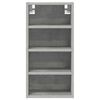 vidaXL Hanging Cabinet Riga Concrete Grey 30x29.5x60 cm Engineered Wood