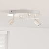 vidaXL Ceiling Spotlight Nickel 29 x 29 x 11 cm Steel and Glass