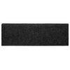 vidaXL Stair Mats Self-adhesive 30 pcs 65x21x4 cm Black Rectangular Edge