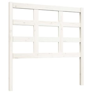 vidaXL Bed Headboard White 95.5x4x100 cm Solid Wood Pine