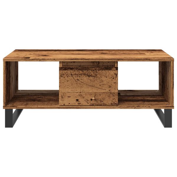 vidaXL Coffee Table Old Wood 90x50x36.5 cm Engineered Wood