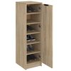 vidaXL Shoe Cabinet Sonoma Oak 30x35x100 cm Engineered Wood