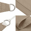 vidaXL Sun Shade Sail Taupe 7x5x5 m 100% Polyester Oxford