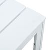 vidaXL Coffee Table White 78x78x74 cm HDPE Wood Look