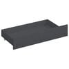 vidaXL Bed Frame without Mattress Dark Grey Solid Pinewood 140x200 cm (322092+2x321990)