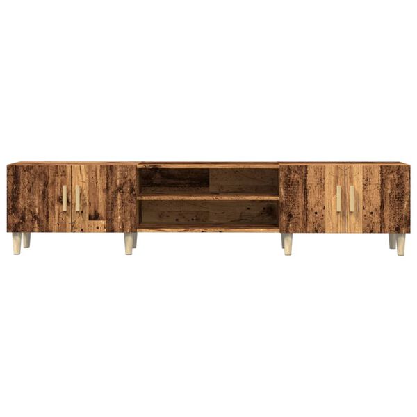 vidaXL TV Cabinet Old Wood 180x31.5x40 cm Engineered Wood