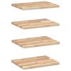 vidaXL Floating Shelves 4 pcs 40x30x2 cm Untreated Solid Wood Acacia