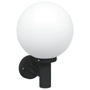 vidaXL Outdoor Wall Light Black 28 x 25 x 38 cm