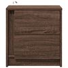 vidaXL Bedside Cabinets with LED Lights 2 pcs Brown Oak Engineered Wood