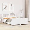 vidaXL Bed Frame without Mattress White 160x200 cm Solid Wood Pine
