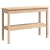 vidaXL Console Table 110x40x75 cm Solid Wood Pine