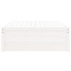 vidaXL Garden Footstool White 120x80 cm Solid Wood Pine