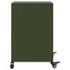 vidaXL Bedside Cabinets 2 pcs Olive Green 36x39x59 cm Steel