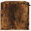 vidaXL Wall Cabinet Smoked Oak 100x36.5x35 cm Engineered Wood