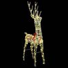 vidaXL 3D Reindeer with 140 LEDs Warm white 128 cm PET