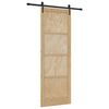 vidaXL Sliding Door ORKDAL Natural 83 x 232 cm Solid Pine Wood