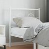 vidaXL Metal Headboard White 80 cm