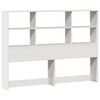 vidaXL Bookcase Bed without Mattress White 120x200cm Solid Wood Pine