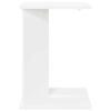 vidaXL End Table White 35 x 25 x 50 cm Engineered Wood