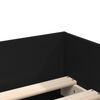 vidaXL Bed Frame with Drawers without Mattress Black 100x200 cm