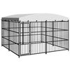 vidaXL Outdoor Dog Kennel with Roof 300x300x210 cm