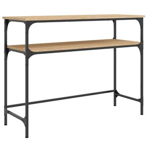 vidaXL Console Table Sonoma Oak 100x35.5x75 cm Engineered Wood