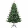 vidaXL Artificial Pre-lit Christmas Tree Green 180 cm PVC and PE