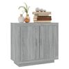 vidaXL Sideboard Grey Sonoma 80x40x75 cm Engineered Wood