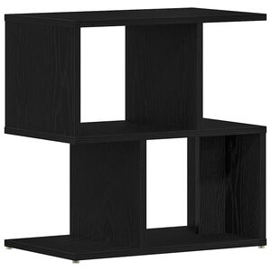 vidaXL Bedside Cabinet Black Oak 50 x 30 x 51,5 cm Engineered Wood