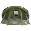 vidaXL Fishing Tent 5-Person Olive Green Waterproof
