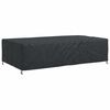 vidaXL Furniture Cover Plain Black 305 x 190 x 85 cm 210D