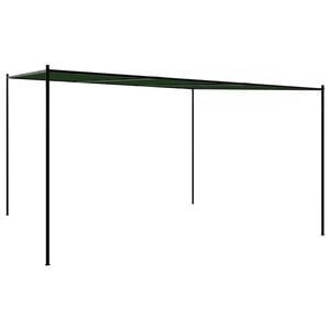 vidaXL Gazebo 4 x 3.98 x 2.67 m Green Polyester and Steel