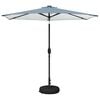 vidaXL Garden Parasol with LED Lights and Base 270 x 270 cm Polyester