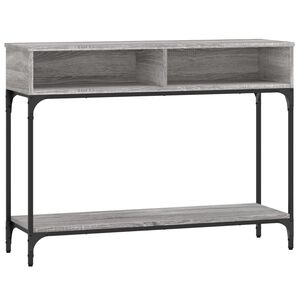 vidaXL Console Table Grey Sonoma 100x30,5x75 cm Engineered Wood