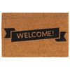 vidaXL Door Mat Natural 40x60 cm Tufted Coir