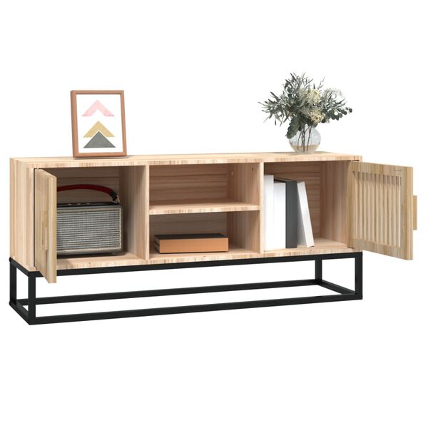 vidaXL TV Cabinet 105x30x45 cm Engineered Wood and Iron