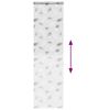 vidaXL Shower Roller Blind with Cassette 60x240 cm Fabric Width 56 cm